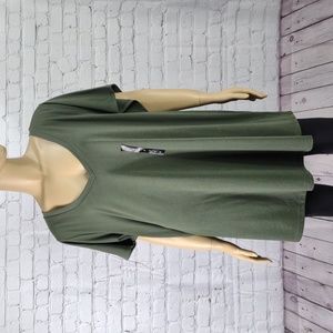 New Torrid Size 5X Army Green classic fit rop